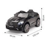Лицензиран акумулаторен джип Mercedes GLC 63S AMG, 12V7Ah, R/C 2,4G, EVA гуми - Image 9