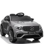 Лицензиран акумулаторен джип Mercedes GLC 63S AMG, 12V, ЕVA гуми, Кожена седалка - Image 6