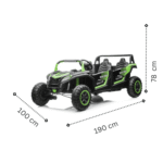 Детско Акумулаторно UTV, 600W, 24V/14Ah, Четириместно, EVA гуми - Image 12