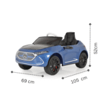 Лицензиран Aкумулаторен Джип Mercedes-Benz EQA, 12V7AH, R/C 2.4G, EVA гуми - Image 25