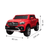 Лицензиран акумулаторен джип Mercedes X-Class, 180W, 12V/14Ah, R/C 2.4G, EVA гуми, 4х4 - Image 8
