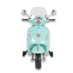 Лицензиран Детски Акумулаторен Мотор Vespa GTS Super, 12V4.5Ah, LED светлини - Image 4
