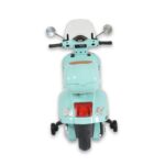 Лицензиран Детски Акумулаторен Мотор Vespa GTS Super, 12V4.5Ah, LED светлини - Image 5