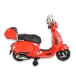 Лицензиран Детски Акумулаторен Мотор Vespa GTS Super, 12V4.5Ah, LED светлини - Image 3