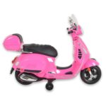 Лицензиран Детски Акумулаторен Мотор Vespa GTS Super, 12V4.5Ah, LED светлини - Image 3