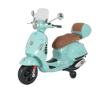 Лицензиран Детски Акумулаторен Мотор Vespa GTS Super, 12V4.5Ah, LED светлини
