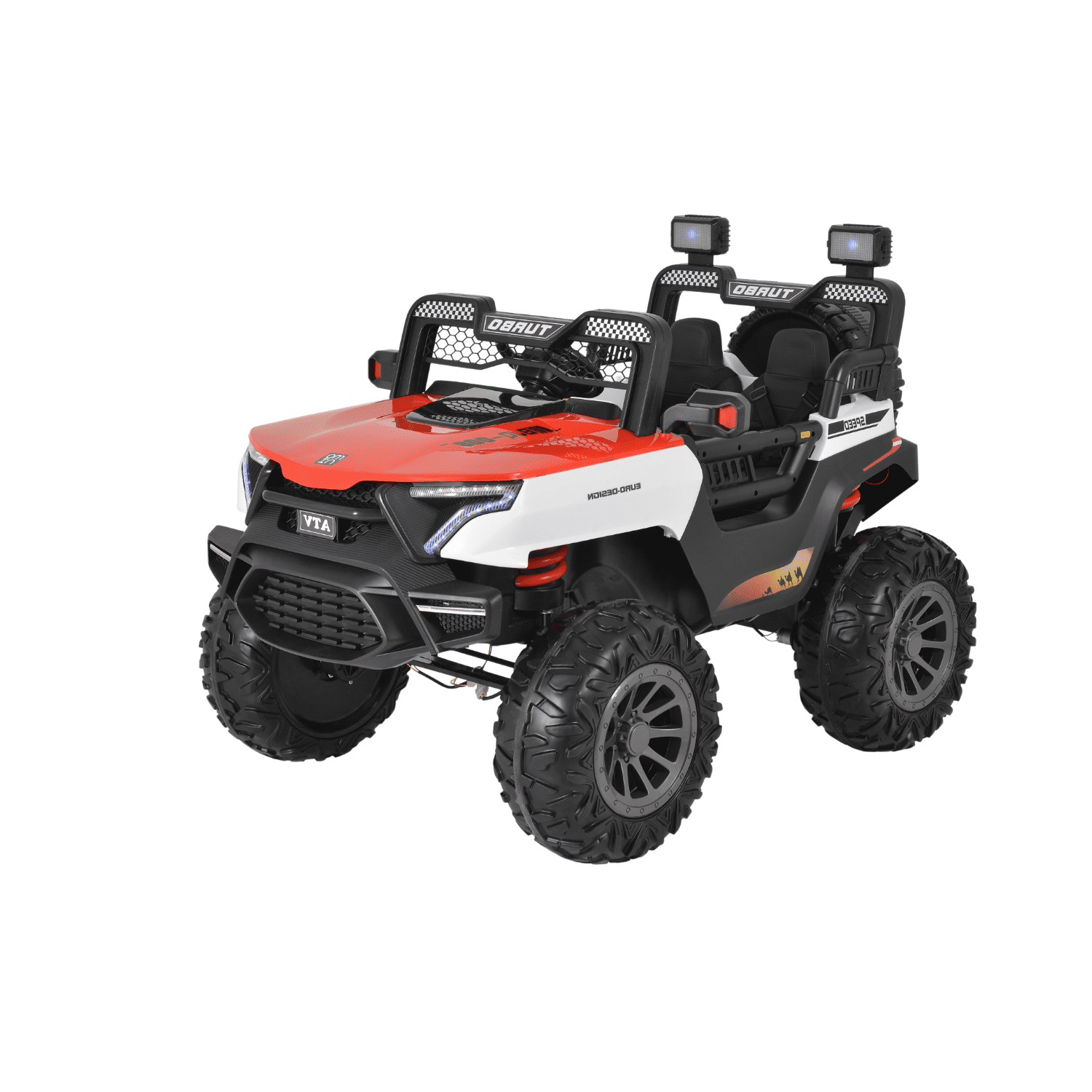 2-5.png Детски Акумулаторен Джип Turbo, 4x4, 12V/7Ah, EVA гуми, R/C 2,4G - Image 1