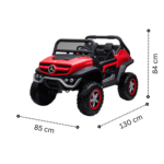 Лицензиран акумулаторен джип Mercedes Benz Unimod, 70W, 12V7Ah, R/C 2.4 G, EVA гуми - Image 4