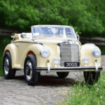 Лицензирана акумулаторна ретро кола Mercedes 300S , 90W, 12V/7Ah, R/C 2.4G, EVA гуми - Image 24
