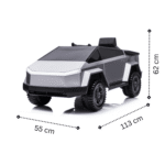 Акумулаторен джип Martian Silver, 110W, 12V7AH,  R/C 2.4 G, EVA гуми - Image 7