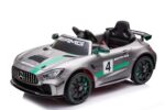 Лицензирана Акумулаторна Кола Mercedes GT4 EVO, 100W, 12V/7Ah, EVA гуми, R/C 2.4 под наем - Image 8