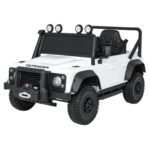 Лицензиран Акумулаторен Джип Land Rover Defender, 200W, 24V/7Ah, EVA гуми