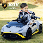 Лицензирана Акумулаторна Кола Lamborghini Huracan STO, Drift функция, 500W, 24V, R/C 2.4G - Image 9