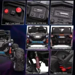 Детско Акумулаторно UTV Wheeler, 4X4, 300W, 24V10AH, EVA гуми, R/C 2.4G под наем - Image 13