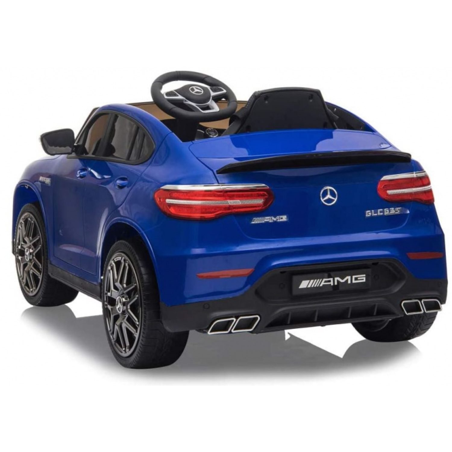 Лицензиран акумулаторен джип Mercedes GLC 63S AMG, 12V7Ah, R/C 2,4G, EVA гуми - Image 3