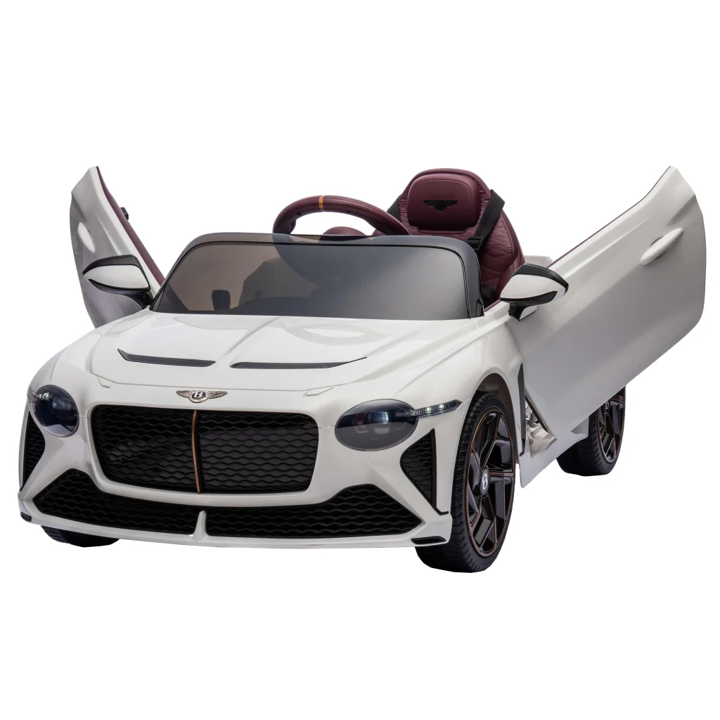 masinuta-electrica-copii-cu-licenta-bentley-bacalar-4x4-120w-12v-premium-alba-502448-1.webp Лицензирана Акумулаторна Кола Bentley Bacalar, 120W, 12V, R/C 2.4 G, EVA Гуми, 4х4, - Image 1