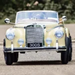 Лицензирана акумулаторна ретро кола Mercedes 300S , 90W, 12V/7Ah, R/C 2.4G, EVA гуми - Image 5