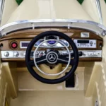 Лицензирана акумулаторна ретро кола Mercedes 300S , 90W, 12V/7Ah, R/C 2.4G, EVA гуми - Image 15