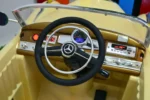 Лицензирана акумулаторна ретро кола Mercedes 300S , 90W, 12V/7Ah, R/C 2.4G, EVA гуми - Image 19