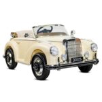 Лицензирана акумулаторна ретро кола Mercedes 300S , 90W, 12V/7Ah, R/C 2.4G, EVA гуми - Image 17