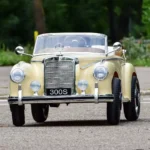 Лицензирана акумулаторна ретро кола Mercedes 300S , 90W, 12V/7Ah, R/C 2.4G, EVA гуми - Image 3