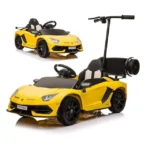 Лицензирана Акумулаторна Кола Lamborghini Aventador SVJ Hoverboard, 70W, 12V/14Ah, R/C 2.4G, EVA гуми - Image 10