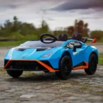 Лицензирана Акумулаторна Кола Lamborghini Huracan STO, Drift функция, 500W, 24V, R/C 2.4G - Image 2