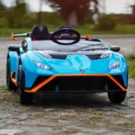 Лицензирана Акумулаторна Кола Lamborghini Huracan STO, Drift функция, 500W, 24V, R/C 2.4G - Image 9