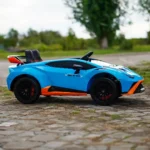 Лицензирана Акумулаторна Кола Lamborghini Huracan STO, Drift функция, 500W, 24V, R/C 2.4G - Image 5