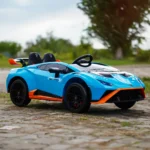 Лицензирана Акумулаторна Кола Lamborghini Huracan STO, Drift функция, 500W, 24V, R/C 2.4G - Image 4
