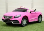 Лицензирана акумулаторна кола Mercedes S650 MAYBACH, 12V/7Ah, 90W, R/C 2.4G, EVA гуми - Image 2