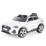Лицензиран акумулаторен джип Audi E-Tron Sportback 2026, 4x4, 200W, 12V7AH, R/C 2.4G, EVA гуми под наем