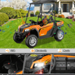 Детско Акумулаторно UTV Gladiator 2025, 180W, 4х4,12V/7Ah, EVA Гуми - Image 4