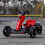 Детски акумулаторен картинг GoKart V2, 12V/7Ah, 45W, EVA гуми, сгъваем, R/C 2.4G - Image 14
