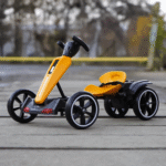 Детски акумулаторен картинг GoKart V2, 12V/7Ah, 45W, EVA гуми, сгъваем, R/C 2.4G - Image 8