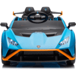 Лицензирана акумулаторна кола Lamborghini Huracán STO, 100W, 12V/7Ah, EVA гуми, MP3 - Image 4