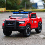Лицензиран акумулаторен Джип Dodge Ram 1500 RHO, 200W, 12V/10Ah, EVA гуми, MP3