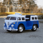 Лицензирана акумулаторна кола VW Samba 12V/7Ah, 100W, EVA гуми, MP3 - Image 8