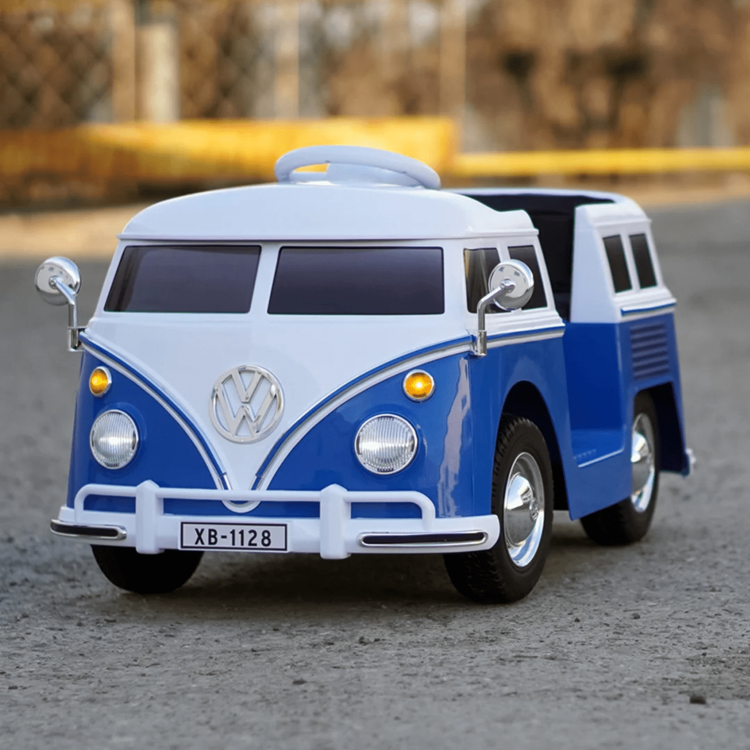 razmeri-2026-01-28t164936.360.png Лицензирана акумулаторна кола VW Samba 12V/7Ah, 100W, EVA гуми, MP3 - Image 1