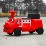 Детски Акумулаторен влак Chuggington,12V/7Ah, 100W, EVA гуми, MP3 - Image 9
