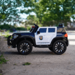 Детски акумулаторен джип, Police, 120W, 12V/7Ah, R/C 2.4G, EVA гуми - Image 9
