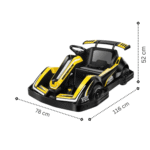 Детски Акумулаторен Картинг Racing Kart, 90W, 12V/7Ah, EVA гуми, R/C 2.4 - Image 23