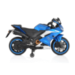 Детски Акумулаторен Мотор Motocross, 12V/7Ah, Bluetooth, металик цвят - Image 4