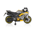 Детски Акумулаторен Мотор Motocross, 12V/7Ah, Bluetooth, металик цвят - Image 4