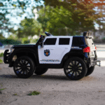 Детски акумулаторен джип, Police, 120W, 12V/7Ah, R/C 2.4G, EVA гуми - Image 6