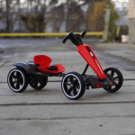 Детски акумулаторен картинг GoKart V2, 12V/7Ah, 45W, EVA гуми, сгъваем, R/C 2.4G - Image 9
