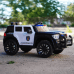 Детски акумулаторен джип, Police, 120W, 12V/7Ah, R/C 2.4G, EVA гуми - Image 3