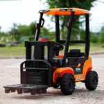 Лицензиран Акумулаторен Мотокар JCB, 12V/4.5Ah, 70W, R/C